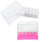 2Pcs Assorted Color Nail Drill Bits Organizer Box Plastic Storage 6