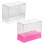 2Pcs Assorted Color Nail Drill Bits Organizer Box Plastic Storage 7