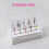 2Pcs Assorted Color Nail Drill Bits Organizer Box Plastic Storage 10