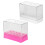 2Pcs Assorted Color Nail Drill Bits Organizer Box Plastic Storage 2