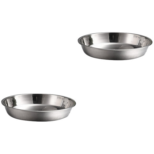 2Stk Nichtmagnetische Flache Platte 24Cm 2
