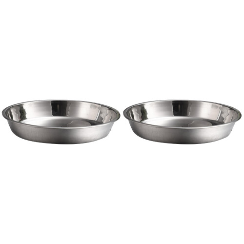 2Stk Nichtmagnetische Flache Platte 24Cm 1
