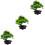3Stk Künstliche Bonsai- Topfpflanze 7