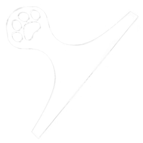 Acrylic Charcuterie Board Handle Stencil Board Handles Stencil Handle 2