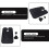 Barber Cape Set Haarschneide Ausrüstung Schwarz 1 Set 9