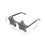 2Stk. Randlose Sonnenbrille Sternform, Brillen 10