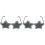 2Stk. Randlose Sonnenbrille Sternform, Brillen 4