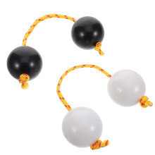 2 Paar Maracas Musikbälle Rasseln Afrikanische Fingerinstrumente