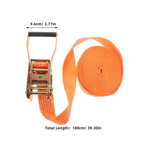 Car Trailer Tie Down Straps, Mehrzweckdesign, Orange, 1 1