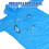 3 Sets Regenmantel Set Transparenter Poncho Himmelblau Kunststoff 6
