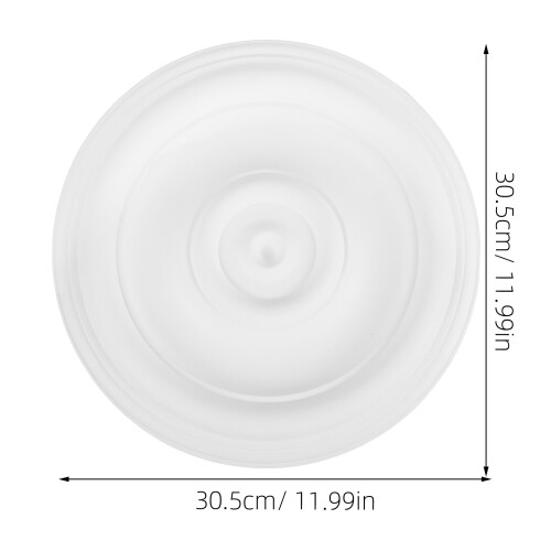 Raindrops Homeverlichting Plafondmedaillon Ring Voor Kroonluchter Wit 1