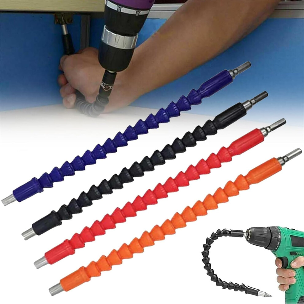 Super Bit Screwdriver Flexible Shaft Extension Bits Bends And Twists 360 Degree Drill Bit Extension For Narrow Spaces 9393856305117