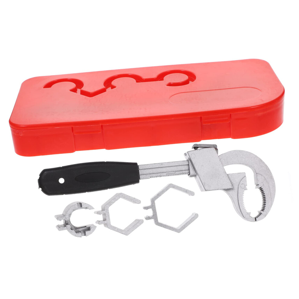 Spud Wrench 1-Set Self-Adjusting Open Wrench For Plumbing Repair, Sanitary Fixtures, Faucet Nuts, Durable Skid Surface 9354506251246