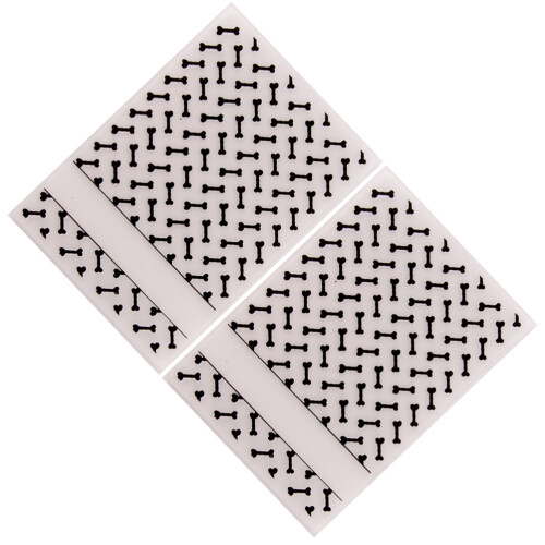 Makers Embossing Malplaat Zwart 2 Set 5,8X4,1 Inch