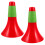 2 Voetbaltraining Luidspreker 24,00x17,00x17,00 Cm Rood 9