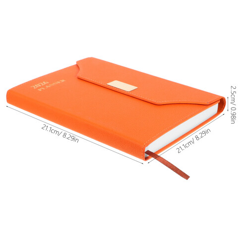 1Planner Business Orange De Qualité Agenda Hebdomadaire 1