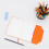 1Planner Business Orange De Qualité Agenda Hebdomadaire 5