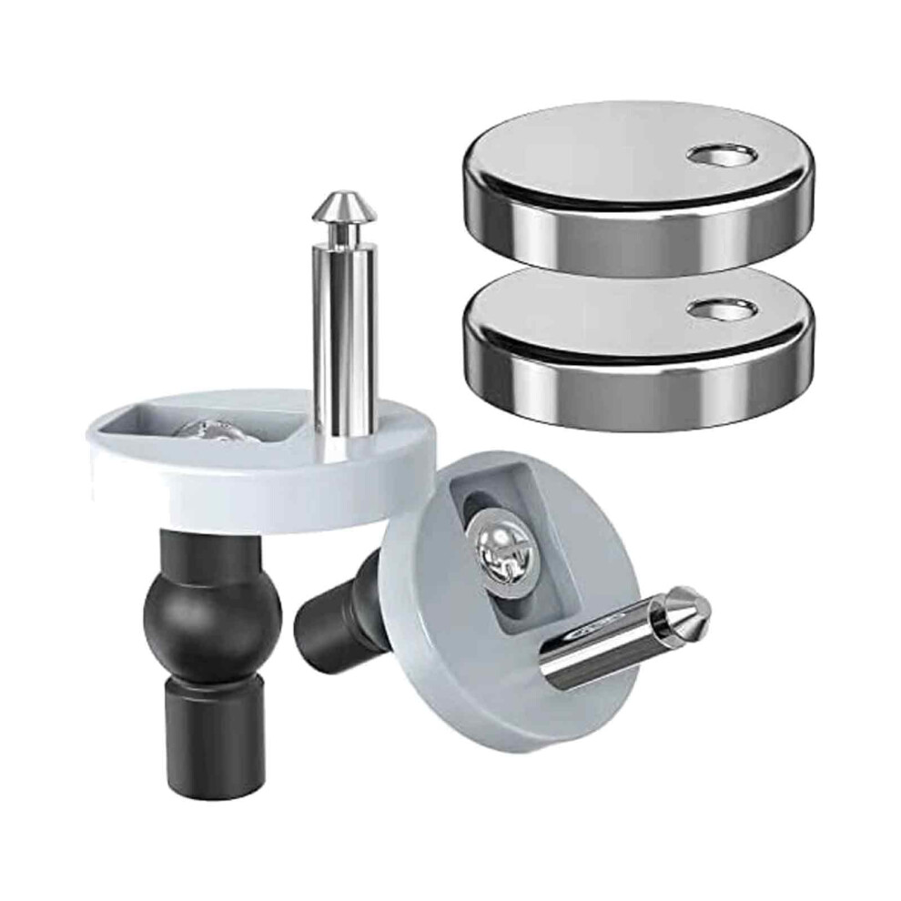 Toilet Seat Hinge Fixings 2 Pcs Quick Release Bolts For Blind Hole Wc Toilets Durable Fittings Kit Secure Installation 9084446383638