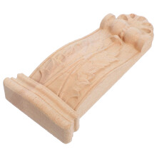 Console Murale Bois Sculpté Décor Ferme Kaki