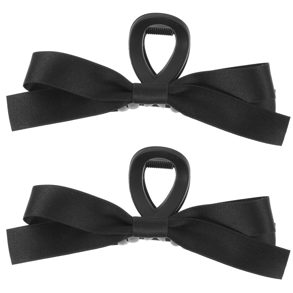 2 Stuks Bow Clip Tiara Klauwclips Haarstuk-image