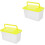 2 Draagbare Visaquarium Transparant Schildpad Hamsterdoos 11