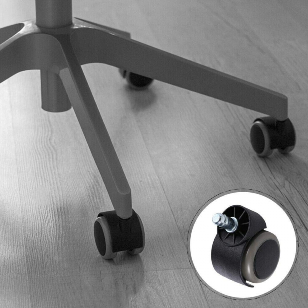 Ruedas para silla de oficina, paquete de 5, compatibles con sillas IKEA (10 mm x 22 mm