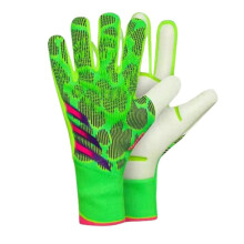 Soccer Goalkeeper Gloves Training For Adults And Kids Green Size 8 Non Slip Breathable Strong Grip