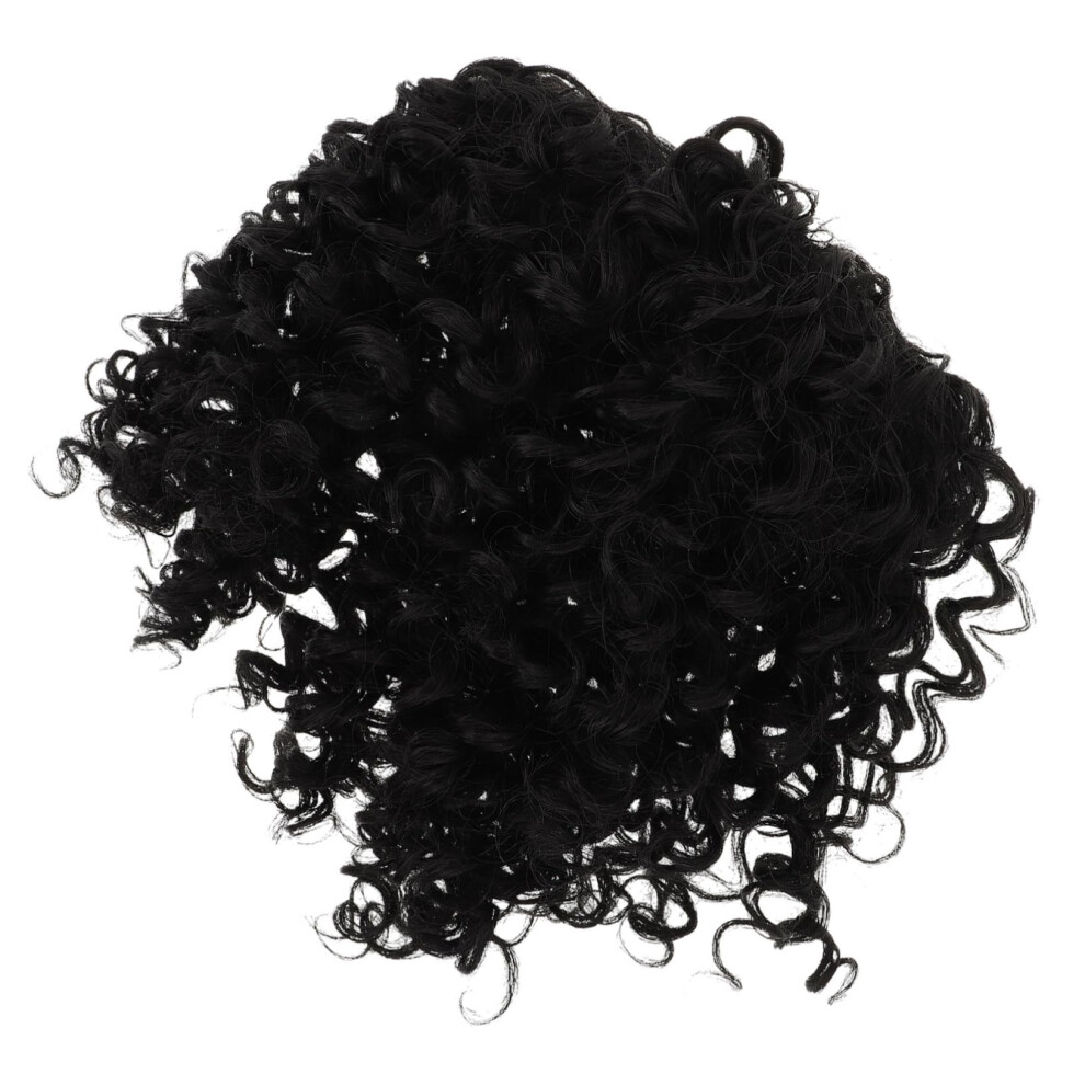 Curly Clip in Hair Extensions Gradient Color Hair Topper For Women Weddings And Parties