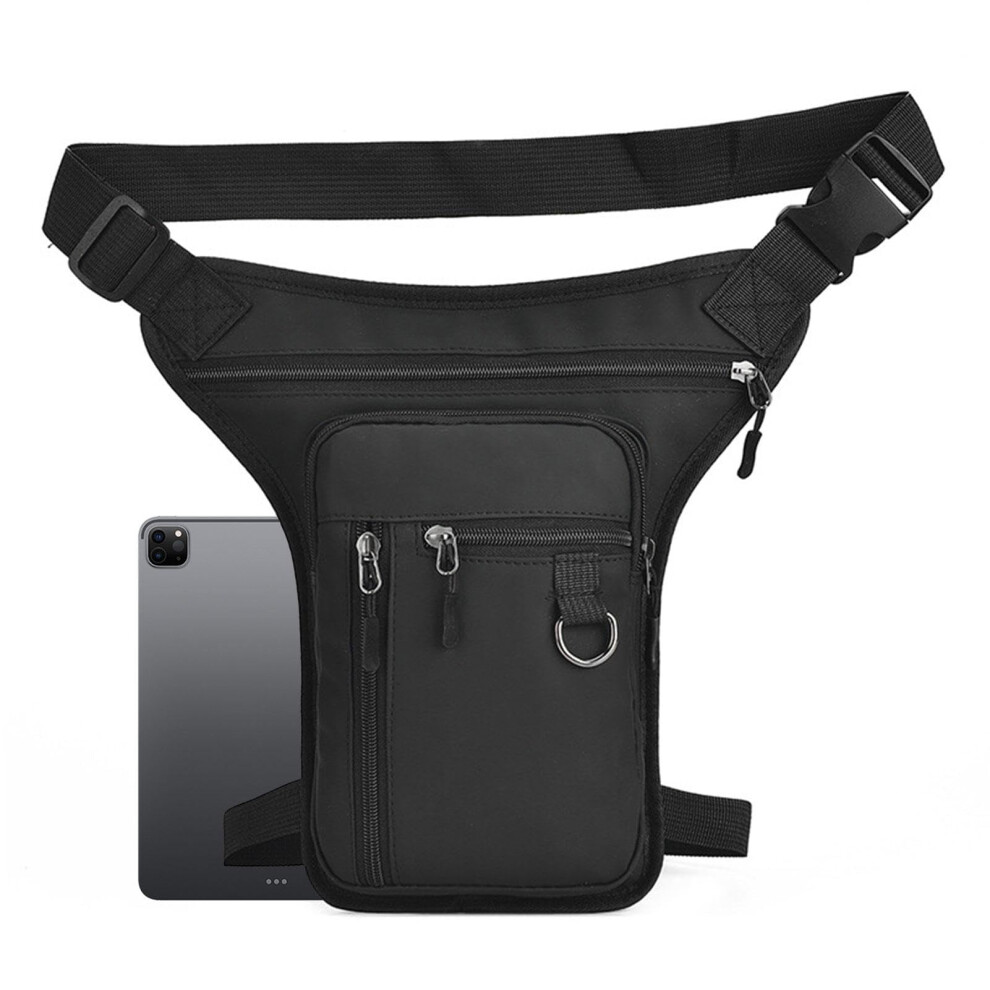 Drop Leg Bag For Motorcycle Thigh Bag For Men And Women Cycling Travel Outdoors Multifunctional Waist Pack Black 9354506251864