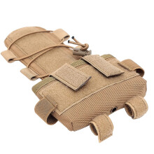 Helmet Battery Bag Universal Khaki Counterweight Case For Airsoft Helmet Night Operations Balance Weight Bag