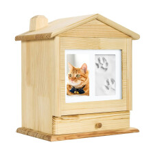 Pet Urn For Dog And Cat Ashes Photo Display Ash Box Cremation Urn Pet Cremation Supplies
