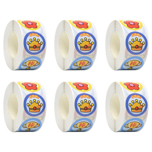 6 Belohnungs Aufkleber Aus Kupferpapier