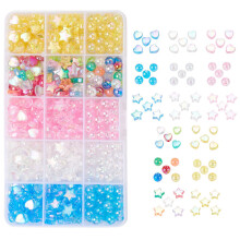 80X Hartvormige DIY Kralen Acryl Voor Oorbellen En Sieraden