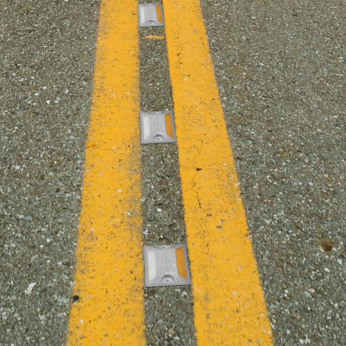 Road Reflectors Für Einfahrt Reflektierende Aluminium Studs 2