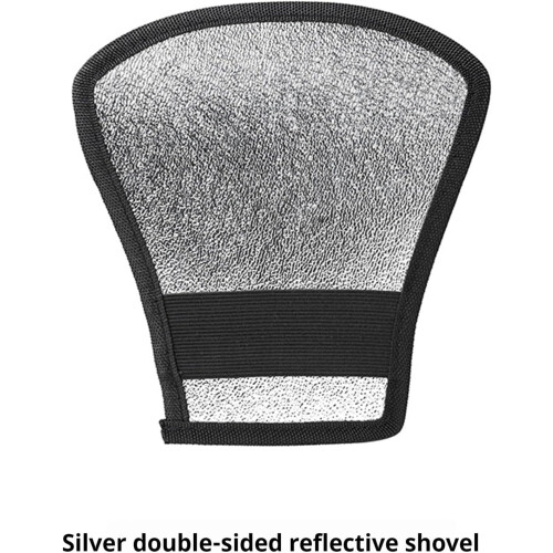 Flash Diffuser Reflector Two-Sided Flexible Bounce Diffuser With Elastic Strap For Camera Flash Lightweight Diffuser 1