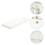 Spannbetttuch Weiß Polyester 4