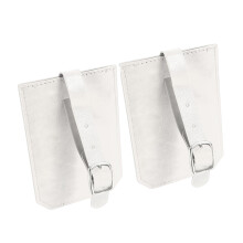 Suitcase Tag 2 Wit Pu Waterafstotend Inchecken