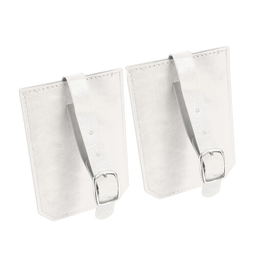Suitcase Tag 2 Wit Pu Waterafstotend Inchecken