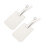 Suitcase Tag 2 Wit Pu Waterafstotend Inchecken 10