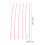 Raindrops 100 Stuks Compact Kerstcreaties Gedraaide Roze 3
