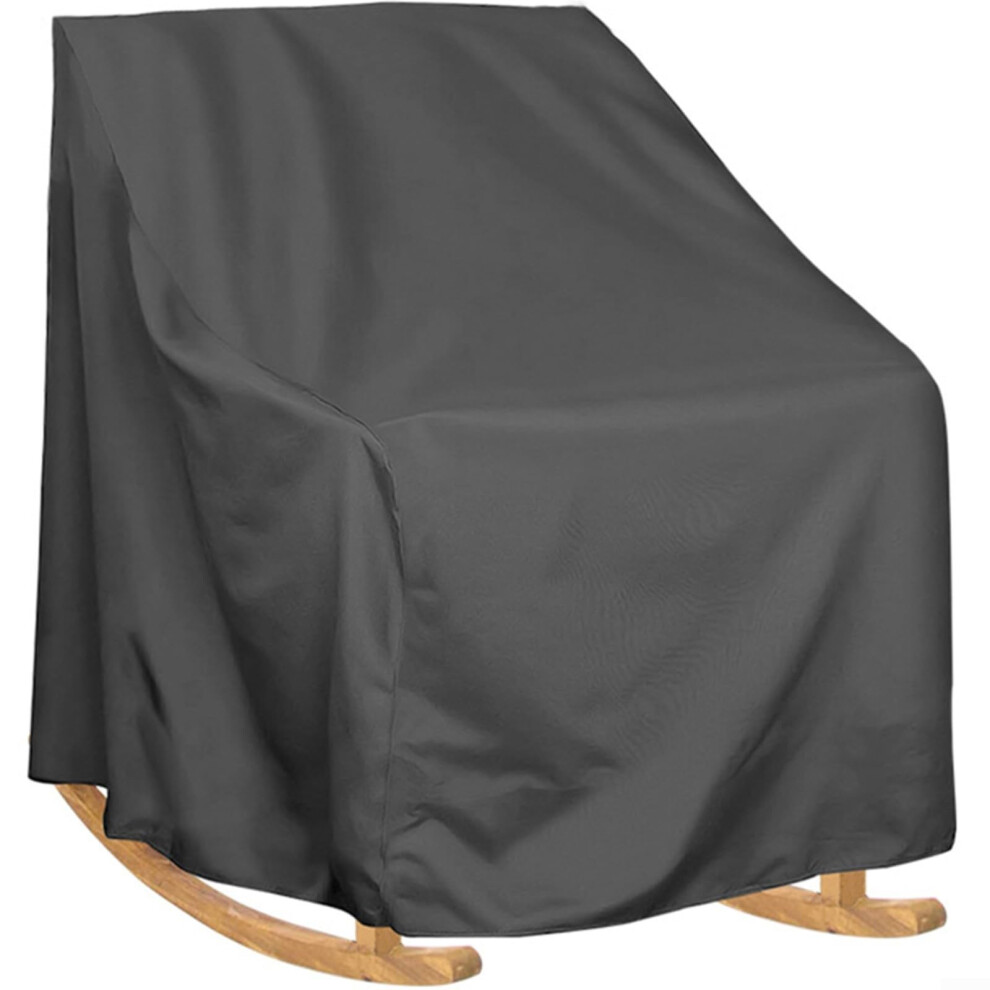 Outdoor Waterproof Rocking Chair Cover 70x83x99 Cm Black Wind-Resistant Anti-Dirt Protector For Patio Furniture-image-OPC-PM68MBS-NEW