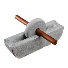 Portable Stone Pestle, 30cm Manual Grinder, Traditional Tea Cake Grinding Tool For Coffee, Spices, Grains, Handcrafted