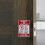4Stk Hausierer Schild 9,5x14cm Für Garage 6