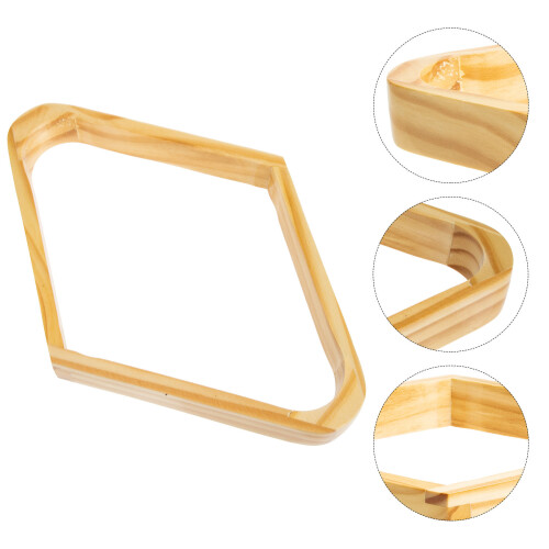 Billardrahmen Retro Stil Holz Mit Und Poolkugeln Gestell 1
