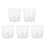 5Stk Transparente Kunststoff Farbwanne Mit Deckel 2
