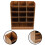 1Boîte À Crayons En Bois Marron Avec Plusieurs Compartiments 8