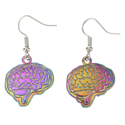 5 Paar Brain Ohrringe Dangler Anhänger Schmuck 1
