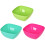 Snacks Box Behälter Schmuck Tablett PP 3 Für Zu Hause Farbe 5