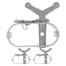 Masteelf 3 Luftklappe Draht 8,00x6,60x2,50 Cm Silber