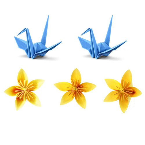 100 Origami Papier Doppelseitig Selbstgemachtes Origami Papier